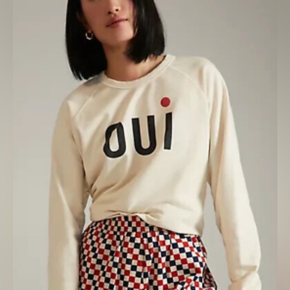 Clare V “OUI” Crewneck